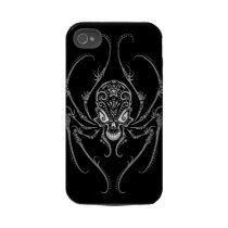 Spider Sugar Skull, dark Iphone 4 Tough Cases