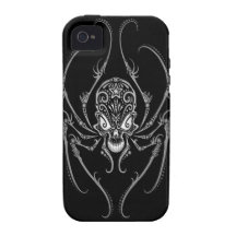 Spider Sugar Skull, dark Case-Mate iPhone 4 Cover
