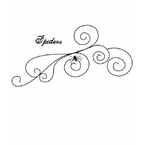Spider Swirl No.1 t-shirts