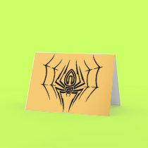 Spider Tattoo Halloween card by holiday_tshirts Spider Tattoo Halloween card