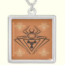 Spider Toxic Sci-Fi 2 Light Dark necklaces