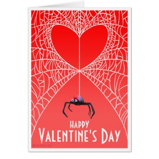 Spider Valentine's Day Card