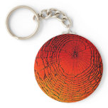 Spider Web Art Key Chain