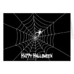 Spider Web Halloween Greeting Card- Blank