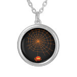 Spider Web Halloween Necklace necklaces