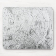Spider web mouse pad