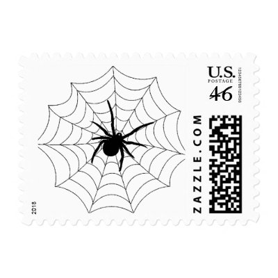 Spider Web postage stamps