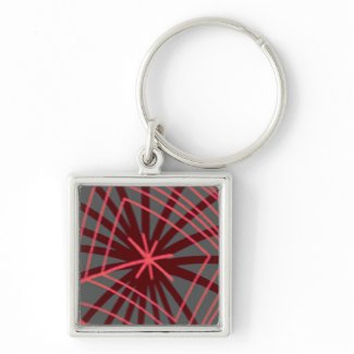Spider Web Spiderweb Exotic Design keychain
