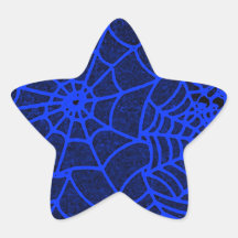 SPIDER WEB STAR STICKERS