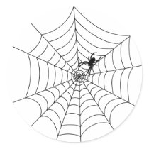 Spider Web Sticker
