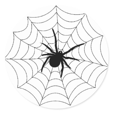 Spider Web stickers