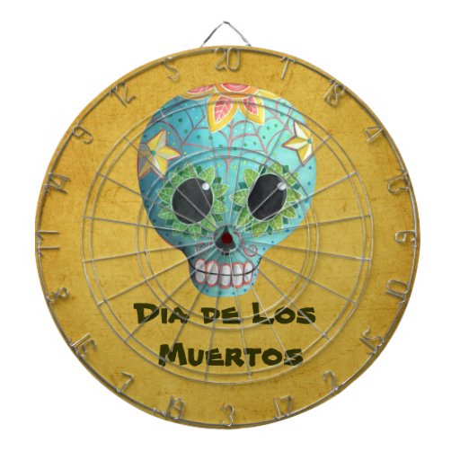 Spider web sugar skull dartboard Spider web sugar skull dartboard