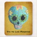 Spider Web Sugar Skull Mouse Pads