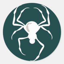 Spider (White) Stickers