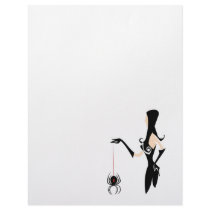 Spider Witch letterhead by AHalloweenTrail Spider Witch letterhead