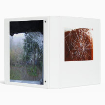 spiderday and night 3 ring binder