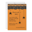 Spiders and Lace Personalized Announcement