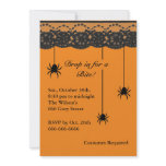 Spiders and Lace invitations