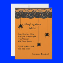 Spiders and Lace Personalized Announcement