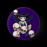 "Spiders and Skulls" Button