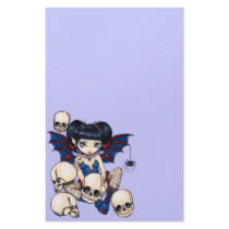 "Spiders and Skulls" Stationery