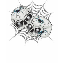 Spiders and Skulls Tee Shirt