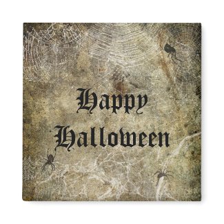 Spiders and Webs Halloween Magnet magnet