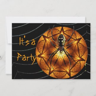 Spiders Ball, It's a Party! invitation