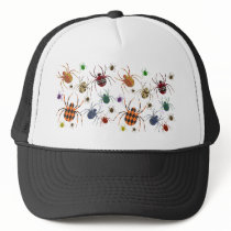 Spiders 'N Patterns Mesh Hats