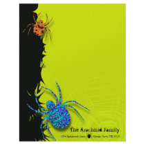 Spiders 'N Patterns letterhead by MissNNick Spiders 'N Patterns letterhead
