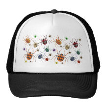Spiders 'N Patterns Mesh Hats