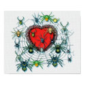 Spiders On My Heart Canvas Print