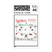 spiders postage stamp