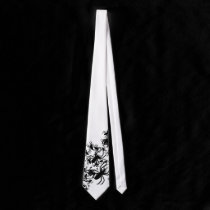 Spiders Tie, Black on White ties