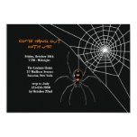 Spider's Web Halloween Invitation