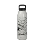 Spiders Web Just Add Name Reusable Water Bottle