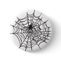 Spiderweb Halloween Button