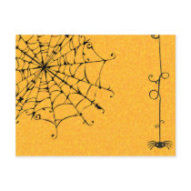 SPIDERWEB WITH SLINGING SPIDER postcards by spookstation SPIDERWEB WITH SLINGING SPIDER postcards