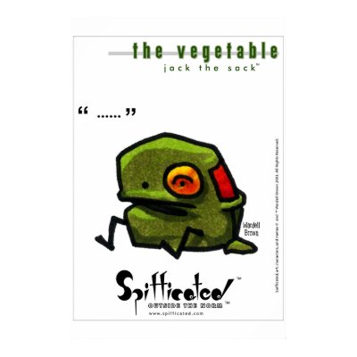 Spifficated - The Vegetable Poster by Spifficated