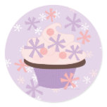 Spiffy Cake Round Stickers