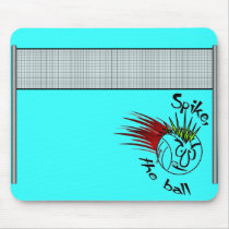 Spike at the Net mousepads by courtjester Spike at the Net mousepads