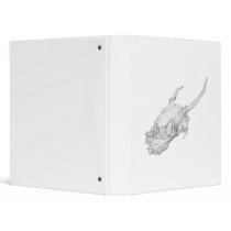 Spike Deer Skull Binder by zoosteoscribbler Spike Deer Skull Binder