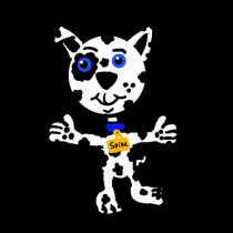 Spike The Pup T-Shirt by Rajee1 Spike The Pup T-Shirt