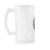 Spikey Alien Frosted Beer Mug
