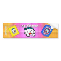 "Spikey" Bumper Sticker bumper stickers by SugrBliss "Spikey" Bumper Sticker bumper stickers