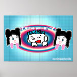 "Spikey & Moushi" Poster posters