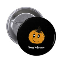 spikeyjacklantern, Happy Halloween Pinback Button