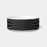 Spiky Black and Gray Shell Inverted Seamless Round Cat Food Bowls