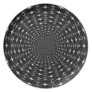 Spiky Black and Gray Shell Inverted Seamless Round Dinner Plates