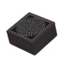 Spiky Black and Gray Shell Inverted Seamless Round Premium Gift Box